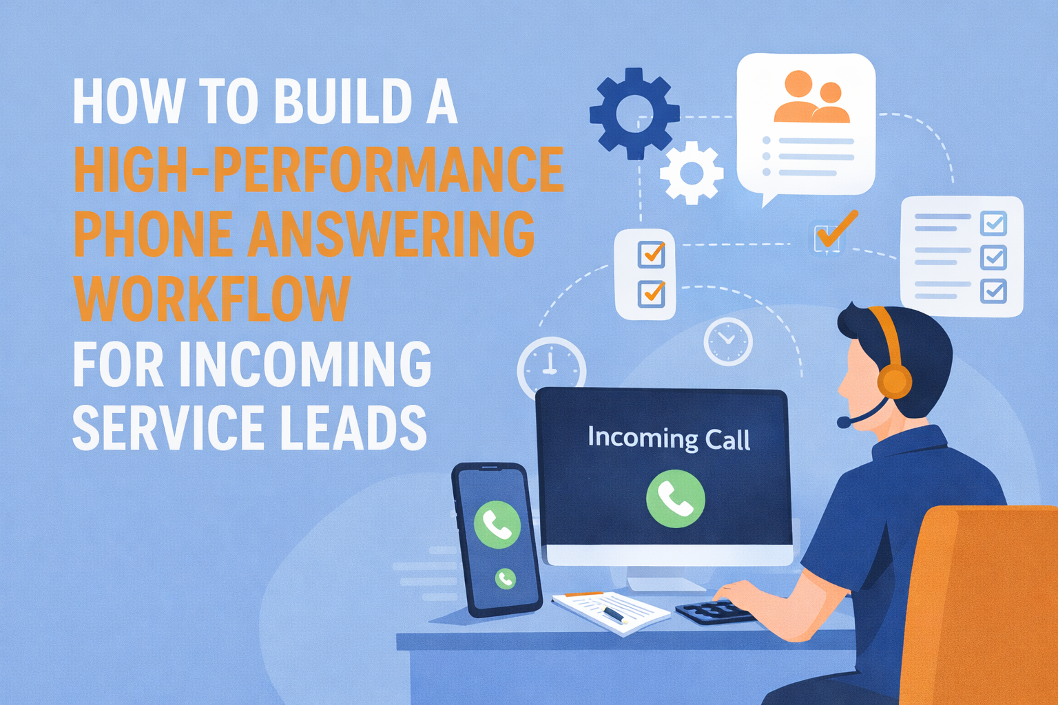 How to Build a High-Performance Phone Answering Workflow for Incoming Service Leads