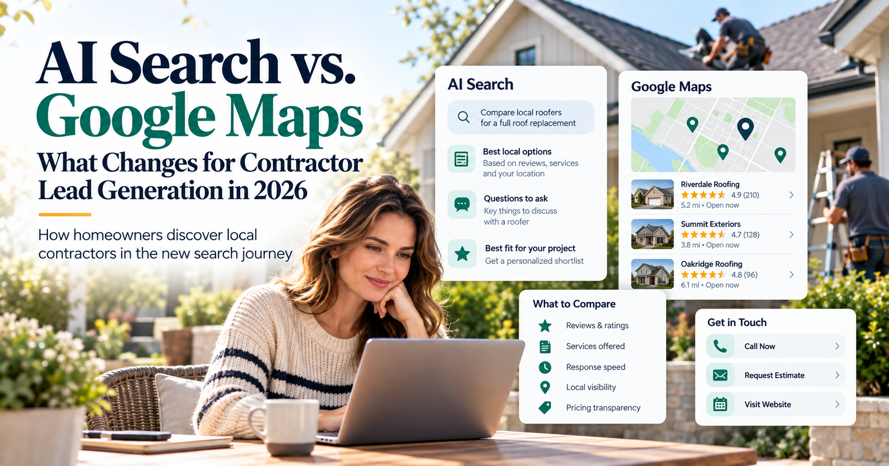 AI Search vs. Google Maps: What Changes for Contractor Lead Generation in 2026